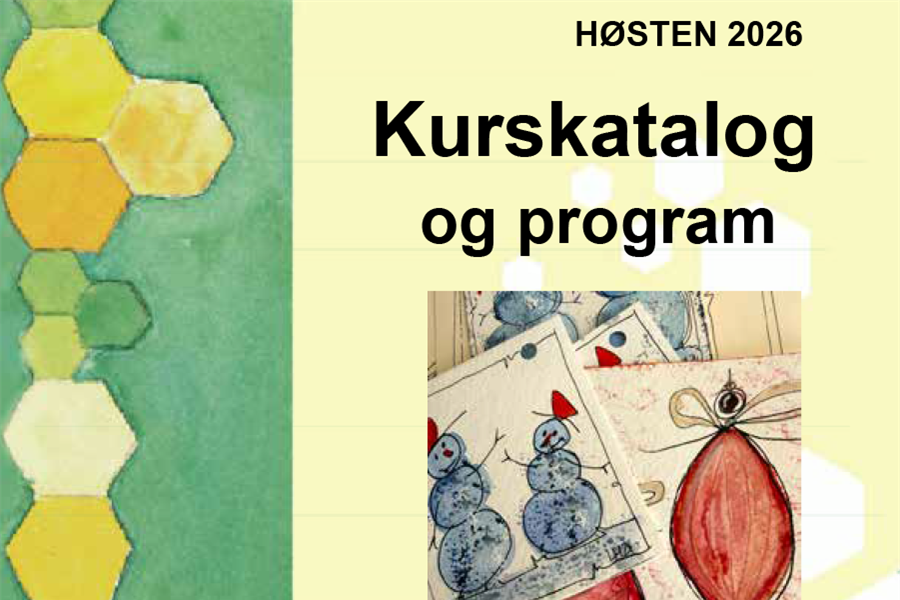 Høstens kurs er klare